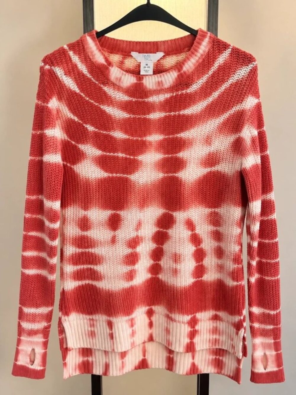 🔥Women’s Tie-Dye Knit Sweater – Medium🔥